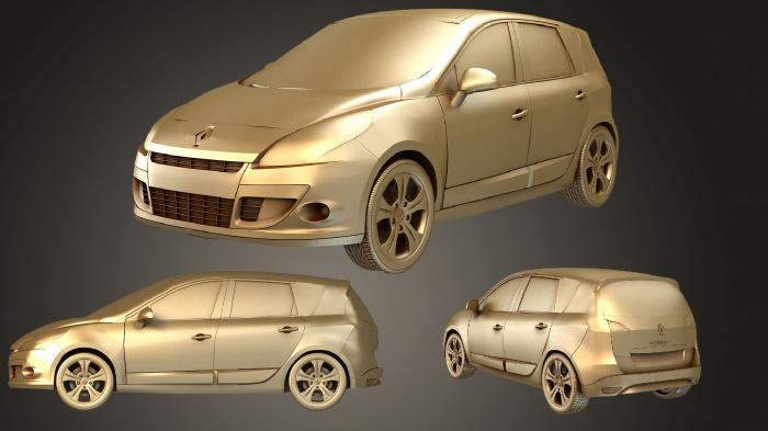 نموذج ثلاثي الأبعاد لآلة CNC السيارات والنقل رينو سينيك 2010